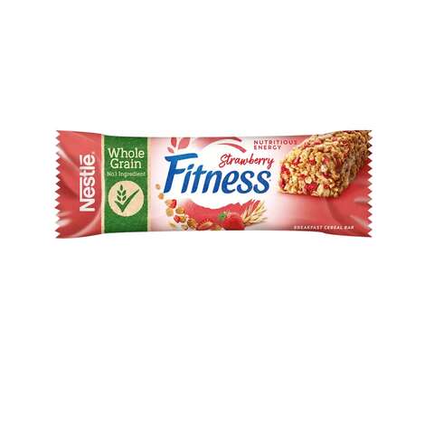 Buy Nestle Fitness Strawberry Breakfast Cereal Bar 23.5g in UAE