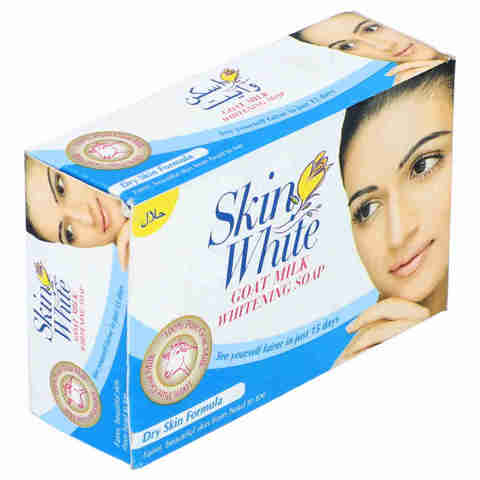 Skin White Dry Skin Formula Goat Milk Whitening Soap 70 gr