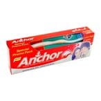 Buy Anchor tangy fresh gel toothpaste with toothbrush 135 g in Saudi Arabia