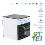 Buy Generic-Mini Portable Air Conditioner Fan Noiseless Evaporative Air Humidifier USB Personal Conditioner 3-Speed LED Night Office Cooler Humidifier Purifier in UAE