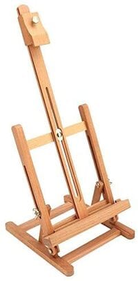 Generic Painting Stand Paint Stand Small Wooden Adjustable Tabletop H-Frame Easel Studio Artist Display Stand Drawing Board Picture