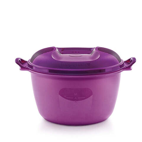 Tupperware Microwave Rice Maker, Purple, Plastic