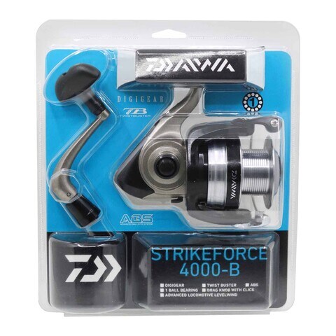 Buy Daiwa Strikeforce Reel 4000-B Silver Online - Shop Health & Fitness on  Carrefour UAE