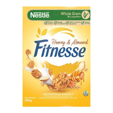 Nestle Fitnesse Honey &amp; Almond Cereal 390 gr