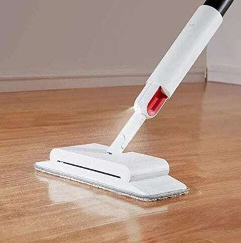 Deerma TB900 Sweeping and Mopping 2 in 1 Handheld Water Spraying Mop Floor Cleaner Rotatable Spiral Rolling Brush Sweeper(Global Version)
