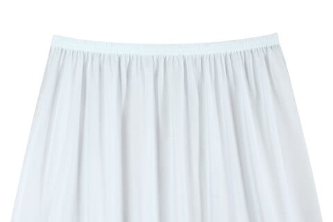Full Length Soft inner Pants Trousers Silk 100% with Elasticised Waistband Women White L