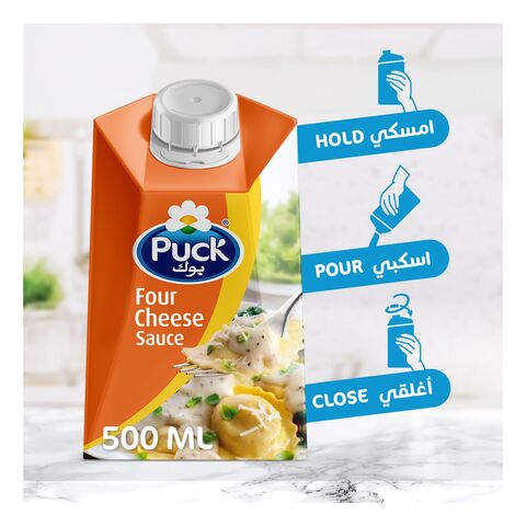 Puck Four Cheese Sauce 500ml Online | Carrefour UAE