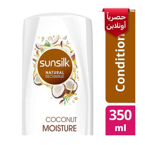 Buy Sunsilk Coconut Moisture Conditioner White 350ml in Saudi Arabia