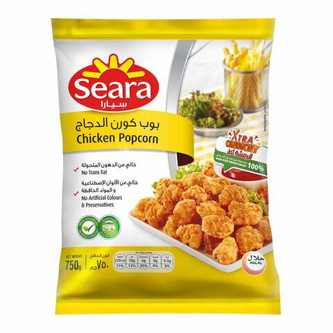 Buy Seara Chicken Popcorn 750g in Saudi Arabia