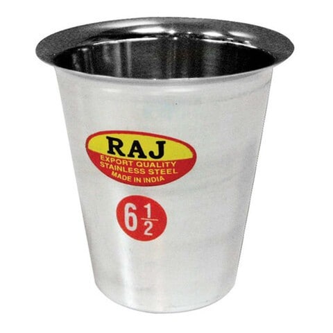 Raj Rampattra Stainless Steel Coffee Glass Silver 8.5cm