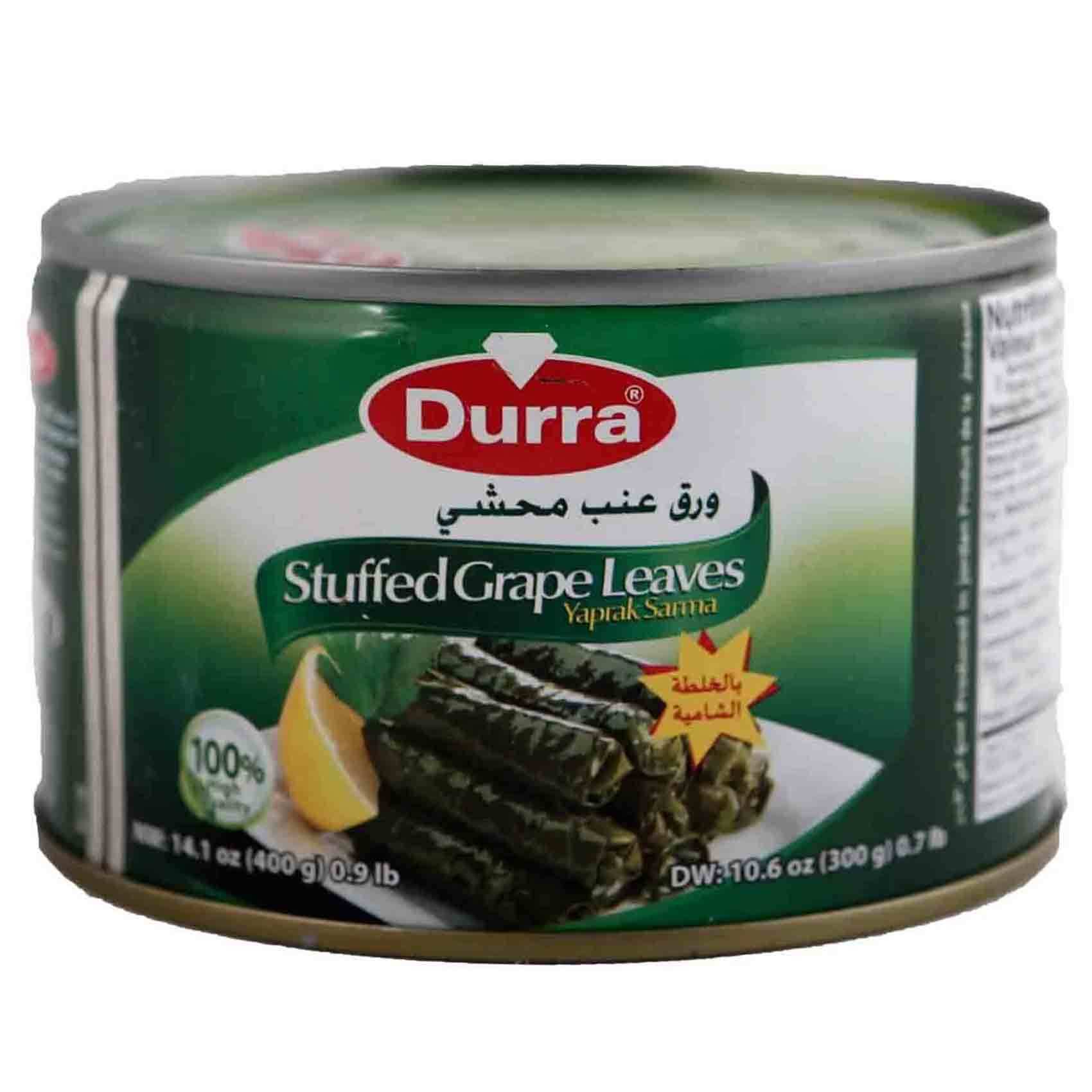 Buy Durra Stuffed Grape Leaves 400 Gram Online Shop Food Cupboard on