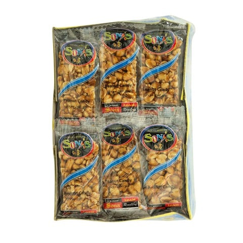 Sona&#39;s Peanut Candy 20g Pack of 30