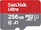 SanDisk Micro SDXC Ultra 256GB UHS-I Class10 + Adaptor