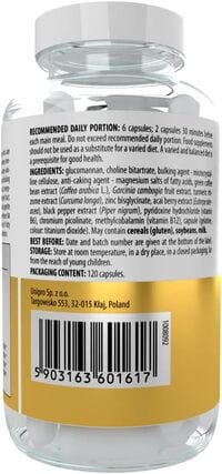 Paxas Belly Flat, 120 Capsules, Weight Loss, Appetite Blocker, Metabolism-Energy Booster, Sugar Control, Glucomannan, Choline, Garconia Cambogia, Vitamins