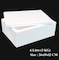 ALSAQER-Thermocoal Ice Box-(6Litre-3KG)Thermocoal Cool Box-Thermo Keeper Container, Expanded Polystyrene Cooler, Fishing Ice Box