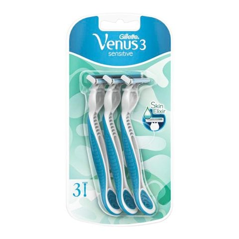Gillette Venus Simply 3 Sensitive Disposable Razors Multicolour 3 count