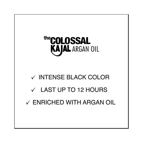 Maybelline New York The Colossal Kajal Super Black 0.35ml
