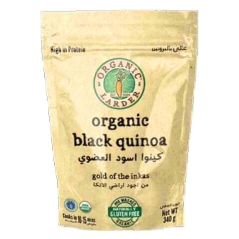 Organic Larder Black Quinoa 340g