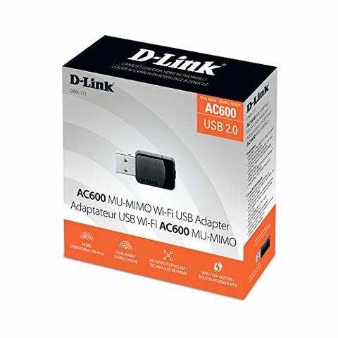 D-Link DWA-171 Wireless AC600 MU-MIMO Wi-Fi USB Adapter