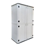 Outdoor Storage Cabinet with Shelf, Heavy Duty, Extra Large Size, 1483 Litres, 5-Year Limited Warranty, Vertical Shed, CamelTough, HTC-CT635