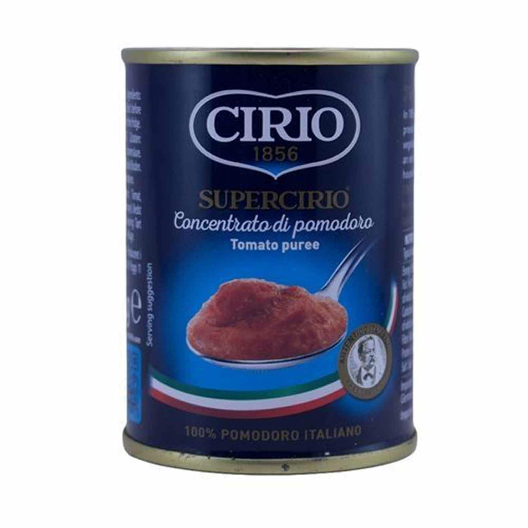 Buy Cirio Double Concentrated Tomato Puree Tin 140 Gr