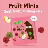 Bear Dino Paws Strawberry And Apple Pure Fruit Snacks 20g