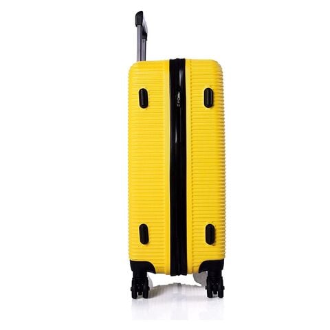 National Geographic 4 Wheel Hard Casing Luggage Trolley 79cm Yellow