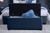 PAN Home Home Furnishings Emirates Gigastorage Bench Chanel Navy Blue