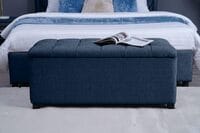 PAN Home Home Furnishings Emirates Gigastorage Bench Chanel Navy Blue