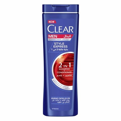 Clear 2-In-1 Style Express Anti-Dandruff Shampoo 200ml White