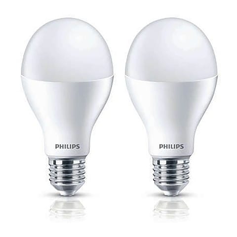 Philips E27 Star LED Bulb - 18 watt - 2 Pieces - White