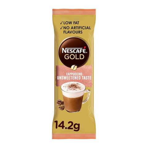 Nescafe Gold Cappuccino Unsweetened Coffee Mix 14.2g price in Saudi Arabia, Carrefour Saudi Arabia