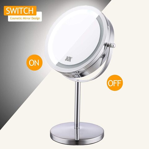 Led light makeup deals mirror