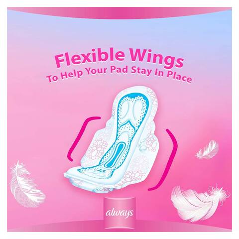 Always 2 in 1 Feather Soft Long Sanitary Pads - 26 Pads