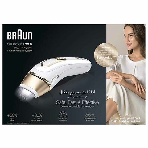 Braun Silk Expert Pro 5 PL5014 IPL Hair Removal System for sale