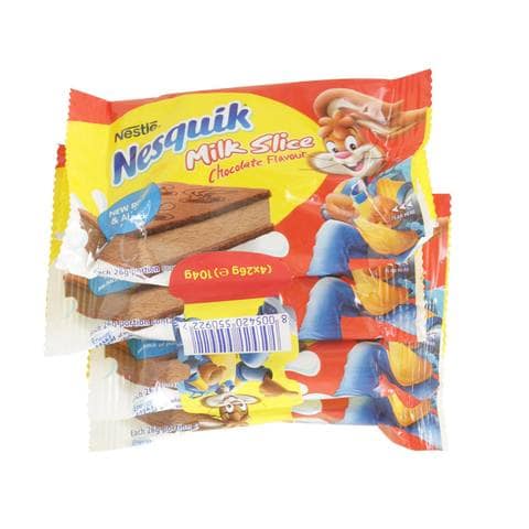 Nestle Nequik Milk Slice Chocolate Flavour 26g x 4