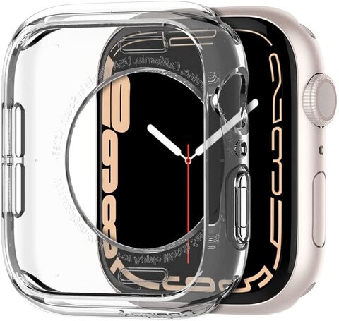 Buy Spigen Liquid Crystal designed for Apple Watch Case Series (41mm) and  Series 6/SE/5/4 (40mm) Crystal Clear Online Shop Smartphones, Tablets  Wearables on Carrefour UAE