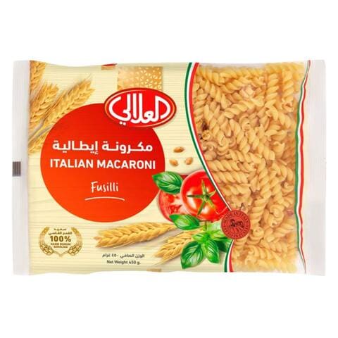 Al Alali Italian Macaroni Fusilli Pasta 450g