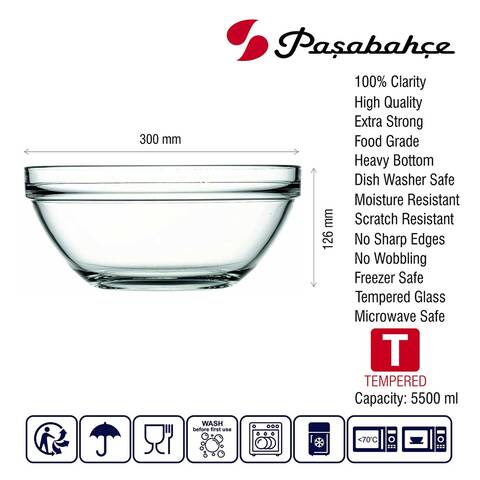 Pasabahce Chefs Serving Bowl 26cm