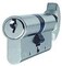 Abbasali Door Cylinder 70Mm With One Side Knob &amp; One Side 3 Key Sn