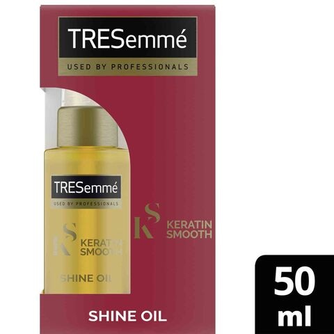 Tresemm&eacute; Keratin Smooth Hair Oil 5 Smoothing Benefits In 1 System With Marula Oil For Soft And Smooth Hair 50ml