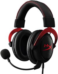 Hyperx Cloud II Gaming Headset For PC &amp; PS4 &amp; Xbox One, Nintendo Switch - Red (KHX-HSCP-RD), 17 X 12 X 7cm