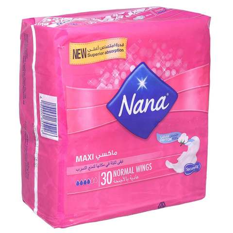 Nana Maxi Normal Wings 30 Pads