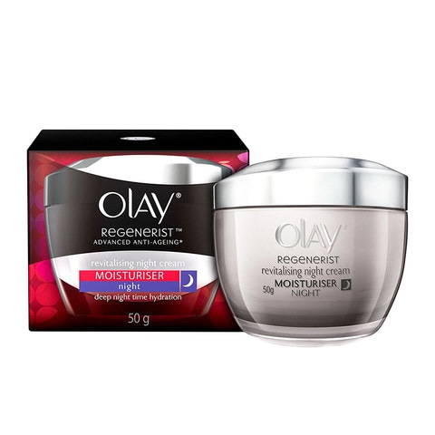 Olay Face Moisturizer Regenerist Regenerating Hydrating Night Cream White 50g