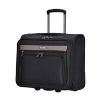 Eminent Water Repellant Multi Compartment Unisex Pilot case Trolley for Business Travel and Office V135-17 Black