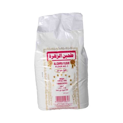Al-Zahra Flour 5 Kg + 400 Gram Free