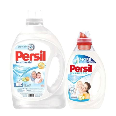 Buy Persil gel sensitive marseilsoap 3 L + 1 L in Saudi Arabia