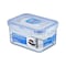 Lock &amp; LockClassic Plastic Rectangular Food Container Clear/Blue 470ml