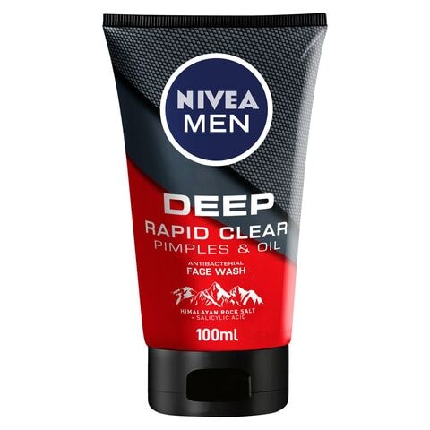 NIVEA MEN Deep Pimples And Oil Anti-Bacterial Face Wash 100ml