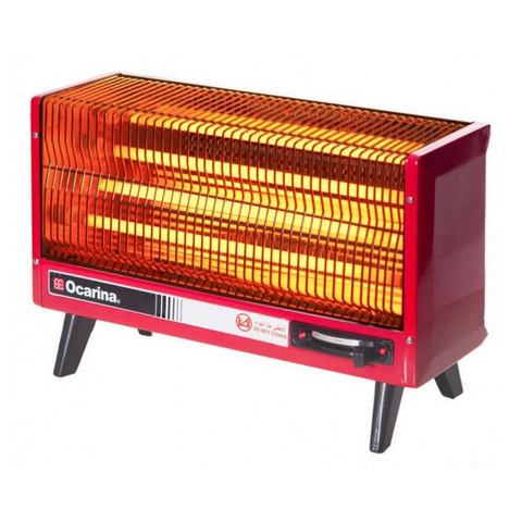 Ocarina rectangular electric heater, 2000W, OCRHTSQ200S2, Red price in  Saudi Arabia | Carrefour Saudi Arabia | supermarket kanbkam